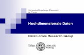 Databionics Research Groupdeepbionics.org/Lectures/61HochdimDatenMT.pdf · 2018-04-21 · Databionics Research Group Vorlesung Knowledge Discovery, M. Thrun. Prof. A. Ultsch University