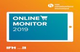 ONLINE MONITOR · 2020-06-05 · • Hochrechnung der ermittelten Daten auf den Online-Gesamtmarkt mit Hilfe von BIS-Branchen- und Vertriebsstruk- turen, E-Commerce-Anteilen in den