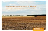 Bodenerosion durch Wind - Umweltbundesamt · 2017-12-04 · 2.2 Folgen und Schäden durch Winderosion 7 2.3 Verfahren und Modelle zur Abschätzung der Winderosionsgefährdung 7 3