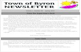 Spring 2016byronny.com › newsletters › Spring 2016.pdf · 2017-10-11 · Volume 1, Number 40 Spring 2016 From the Supervisor's Desk Spring is on its way, from the winter we never