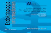 Endokrinologie Informationen .endokrinologie.ne t · 2016-07-04 · Endokrinologie Informationen Mitteilungen der Deutschen Gesellschaft für Endokrinologie 38. Jahrgang, Heft 4/2014