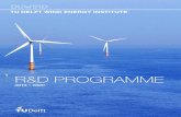 R&D PROGRAMME€¦ · R&D programme 2015 – 2020 Kluyverweg 1 2629 HS Delft T +31 15 278 5170 F +31 15 278 5347 duwind@tudelft.nl TU Delft Wind Energy Institute Delft University