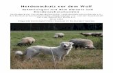 Gesellschaft zum Schutz der Wölfe e.V. - Herdenschutz vor dem … · 2017-04-01 · dem Wolf (in der ersten wurde der Zaunbau als Herdenschutzmaßnahme behandelt), der Vereinigung