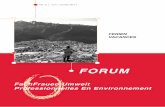 FOrUM - ffu-pee · 2011-08-18 · der Wahl eines umweltfreundlichen Hotels oder einer Reisegesellschaft mit Nachhaltig-keitsstandards. Nachhaltiges Reisen und Ökotouris-mus sind