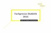 Fachpresse -Statistik...Fachpresse -Statistik 2015 Zahlen zum deutschen Fachmedienmarkt 2 Im Jahr 2015 steigt der Gesamtumsatz der Deutschen Fachverlage um 105 Mio. Euro auf insgesamt