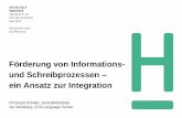 Förderung von Informations- und ... - Hochschule Hannover · Programm Best Practice: Mehr Qualität in der Hochschullehre Laufzeit 01.09.2015 bis 31.12.2018 Vorbild: QPL-Projekt