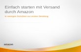 Einfach starten mit Versand durch Amazong-ec2.images-amazon.com/images/G/03/Webinar/150825... · 80% der Verkäufer in Deutschland bestätigen eine Steigerung ihrer Verkäufe, seit
