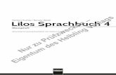 Lilos Sprachbuch 4 Ð Verlags · 2016-03-08 · 4 Namenwörter schreiben. 1) LE 3 Den Inhalt von Texten mit Hilfe von Arbeitstechniken und Lesestrategien erschließen RS 1 Einen begrenzten