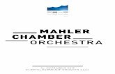 Mahler ChaMber Orchestra - Elbphilharmonie · 2019-12-06 · den Dirigenten, der mit originellen Formaten alte und neue musik in die Welt trägt. ein brei-tes Spektrum deckt auch
