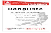 Rangliste - Skiclub Hasle...Rangliste 18. Saturday Night Slalom 16. Biosphären-Winter-Trophy Samstag, 10. März 2018 Skipiste Ochsenweid Organisation: Skiclub Hasle ｡ｭ･ｮ＠cT