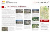 Die Konversion in Mannheim · 2015-06-08 · infoBOX Die Konversion in Mannheim Meilensteine Mannheimer Stadtentwicklung • Aktuell zehn Konversionsflächen mit rd. 520 ha Fläche
