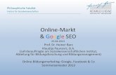 Online-Markt & Google SEO · Online-Bildungsmarketing: Google, Facebook & Co Sommersemester 2013 . Online-Werbung •Gesamtbruttowerbeausgaben in den letzten 6 Jahren: Anstieg von
