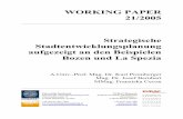 WORKING PAPER 21/2005 Strategische ... · WORKING PAPER 21/2005 Strategische Stadtentwicklungsplanung aufgezeigt an den Beispielen Bozen und La Spezia A.Univ.-Prof. Mag. Dr. Kurt