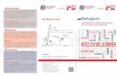 Willkommen - Refugium Freiburg · 2018-06-06 · Willkommen bei Refugium Freiburg! Wir bieten Geﬂ üchteten mit psychischen Belastungen Unterstützung und einen einfachen Einstieg