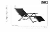 Bedienungsanleitung fأ¼r Relaxsessel â€‍BasicPlusâ€‌ We recommend storing patio furniture in suitable