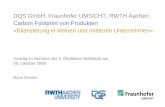 DQS GmbH, Fraunhofer UMSICHT, RWTH Aachen Carbon · PDF file 2020-05-24 · 6 Produktion 1 Zylindervorbereitung Datenerfassung ... 0,0000 9 Produktion 1 Drucken Datenerfassung im Betrieb