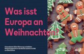 Was isst Europa an Weihnachten? - Bisnode Austria · Polen Ungarn Süßes Chocolat Plätzchen Vanillekipferl Sernik mézeskalács Fleisch Flæskesteg Ribbe Julskinka Kapustnica Kranjska
