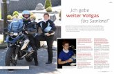 Leseprobe TOP MAGAZIN SAARLAND – Ausgabe 02/2017 · 2017-06-28 · Lederjacke & Motoren-Power: Ministerpräsidentin Annegret Kramp-Karrenbauer (CDU) genießt die viel zu seltenen
