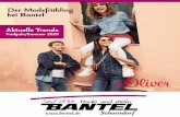 Der Modefrühling bei Bantel · 2020-03-11 · Die Wildnis kommt in die Stadt. Utility und Trekking Einflüsse treffen auf frische Farben. Das „It-Piece“ der Saison ist die coole