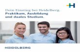 Dein Einstieg bei Heidelberg. · Vorstellung duales Studium Mit dem Dualen Studium unterstützen wir dich dabei, deine Kompetenzen eigenverantwortlich und ganzheitlich zu entfalten.