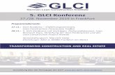 5. GLCI Konferenz · 2019-11-13 · GLCI Academy –Einführungsseminare 08:00 Ankunft und Registrierung der Teilnehmer 08:30 Begrüßung und gemeinsame Einführung „Grundlagen