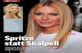 33 Jahre Gwyneth Paltrow - Mangklinik · 2019-08-12 · Gwyneth Paltrow Die 38-Jährige hat sich in den letzten fünf Jahren nicht verändert – ihre Stirn ist noch faltenfrei, die
