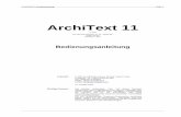 ArchiText 11 - InfoTech · E-Mail: info@edv-infotech.com 13. Auflage 2020 Wichtige Hinweise Alle Rechte vorbehalten. Kein Teil dieses Benutzer Handbuches darf in irgendeiner Form