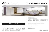ZAMARO · 2015-03-17 · Konstruktions-, Farb- und Materialänderungen im Rahmen des technischen Fortschritts bleiben uns als Lieferant vorbehalten. Alle Maßangaben sind circa Maße.