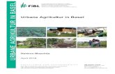 Urbane Agrikultur in Basel - Organic Eprintsorgprints.org/30029/1/moschitz-2016-Ernaehrungssystem... · 2016-05-03 · URBANE AGRIKULTUR IN BASEL Das FiBL hat Standorte in der Schweiz,