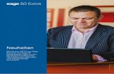 Neuheiten - Sage Schweiz AG · Sage 50 Version 2017 ab Linie Sicheres Online-Back up Durch die Integration von Microsoft Office 365 in Sage 50 Extra können Sie Ihre Unterlagen in