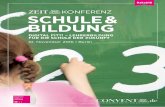 schule & BildunG - Convent · 2016-10-17 · Mai 2011 ist Rainer Esser neben seiner Position bei der ZEIT auch als Geschäftsführer für die DvH Medien GmbH tätig. ... Nach dem