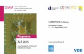 Programm ZuE 2015 - VDE e.V.conference.vde.com/zue2015/Documents/Programm ZuE2015.pdf · Curriculum Vitae: Sven Peyer received the Diploma and Ph.D. degrees in mathematics from the
