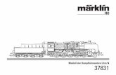 Modell der Dampﬂokomotive Litra N 37831...De Deutsche Bundesbahn heeft ongeveer 2000 goed bewaarde locomotieven van de BR 50 overgenomen voor goederen- en personentreinen en zelfs