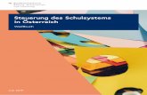 Weißbuch Steuerung des Schulsystems in Österreich · Gemäß den im Zuge der Bildungsreform 2017 neu gefassten ... 4.3trategische Steuerungsprozesse und -instrumente auf Schulebene