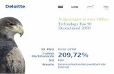tenios GmbH 209,72% Technology... · Hamburg Software 47. Platz 5-Jahres Wachstumsrate Sitz Branche. Aufgestiegen in neue Höhen Technology Fast 50 Deutschland 2009 in 2009 Unsere