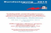 Buta programm 2015 DinLang - bagw.de · 11. November, 11.30 bis 15.00 Die diesjährige Bundestagung wird aber nicht ausschließlich ein Forum der Fachdebatten sein. Die Themen und