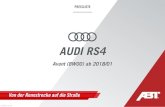 AUDI RS4 - ABT Sportsline bestehend aus ABT-AEC, ABT-Zusatzwasserkأ¼hlerkit, ABT-Schalldأ¤mpfer-Paket
