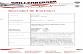 Datenblatt für Biertreber · 2017-07-10 · Datenblatt für Biertreber Grillenberger Biertreber Ökotreber Futtermittel Transporte oHG Ortsstraße 15 | 90574 Roßtal Geschäftsführer: