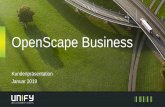 OpenScape Business - Customer Presentation · 2020-01-09 · Voicemail –volle Integration in UC Smart Bis zu 300 VoiceMail-Boxen / 1500 für OpenScape Business S 10 Kanäle, 32