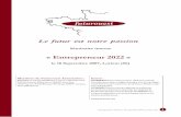 Séminaire interne · 2018-04-06 · «Entrepreneur 2022», le 10 septembre 2007, Lorient (56) Séminaire interne le 10 Septembre 2007, Lorient (56) Membres de Futurouest Association