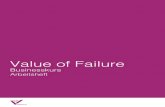 Arbeitsheft - Value of Failure · 2016-06-26 · Lernen ohne weiteres Arbeitsmaterial führt sel-ten zu nachhaltigem Erfolg. Das Projekt ‘Value of Failure’ hat deswegen sowohl