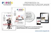 events-magazin.de · 2016-11-29 · e enls ist spit lahren ein anerkanntes Fachmagazin und informelle Angebot und Nd{hfrage in det Veranstaltungswirtschaft. Jahrzehnte Fachwissen