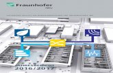 JAHRESBERICHT 2016 / 2017 - Fraunhofer · braucht es ein neues Denken. In der Produktion gehen aktuelle Entwicklungen mit tiefgreifenden Markt- und ... PRODUKTIONSFORSCHUNG FÜR DIE