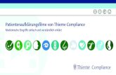 Patientenaufklärungsfilme von Thieme Compliance...Medizinische Aufklärungsfilme von Thieme Compliance: Die ideale Ergänzung zu den Aufklärungsbögen Einsatzbereiche: • •TV