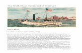 The North River Steamboat of Clermont · Die Clermont aus dem Skizzenbuch von Robert Fulton 1807 Die Clermont war nicht das erste gebaute Dampfschiff, jedoch war es das erste praktisch