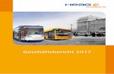 Geschäftsbericht 2017 - HEAG mobilo · 2018-06-26 · 6 Interview mit der Geschäftsführung Geschäftsbericht HEAG mobilo 2017 Kalbfuss: Darmstadt braucht die Verkehrswende –