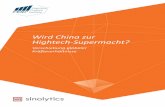Wird China zur Hightech-Supermacht? - FERI Institut · 2018-06-06 · und als zweitgrößter B2C-Retailer des Landes einer der Hauptkonkurrenten zur Alibaba Group. Ge-gründet wurde