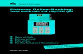 Sicheres Online-Banking - Sparkasse Fulda · Online-Banking mit chipTAN QR Ihre Vorteile im Überblick Online-Banking am PC oder mobil Komfortabel auch mit SparkassenApp am Tablet