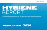 MEDIADATEN 2020 - Dr. Harnisch Verlag · 2019-09-12 · Report MEDIADATEN 2020 Verlag: Dr. Harnisch Verlagsgesellschaft mbH HYGIENE Report 90328 Nürnberg Telefon: +49 (0) 911 2018-0