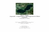Bass Lake Aquatic Vegetation Management Plan …...white water lily were all observed in plant bed 7 with equal abundance. The rooted floating vegetation should be protected in this